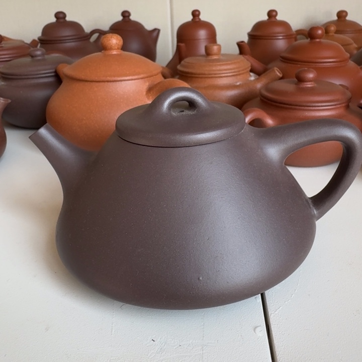 紫砂茶杯天青泥子冶260cc