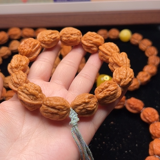 文玩核桃手串小金蟾