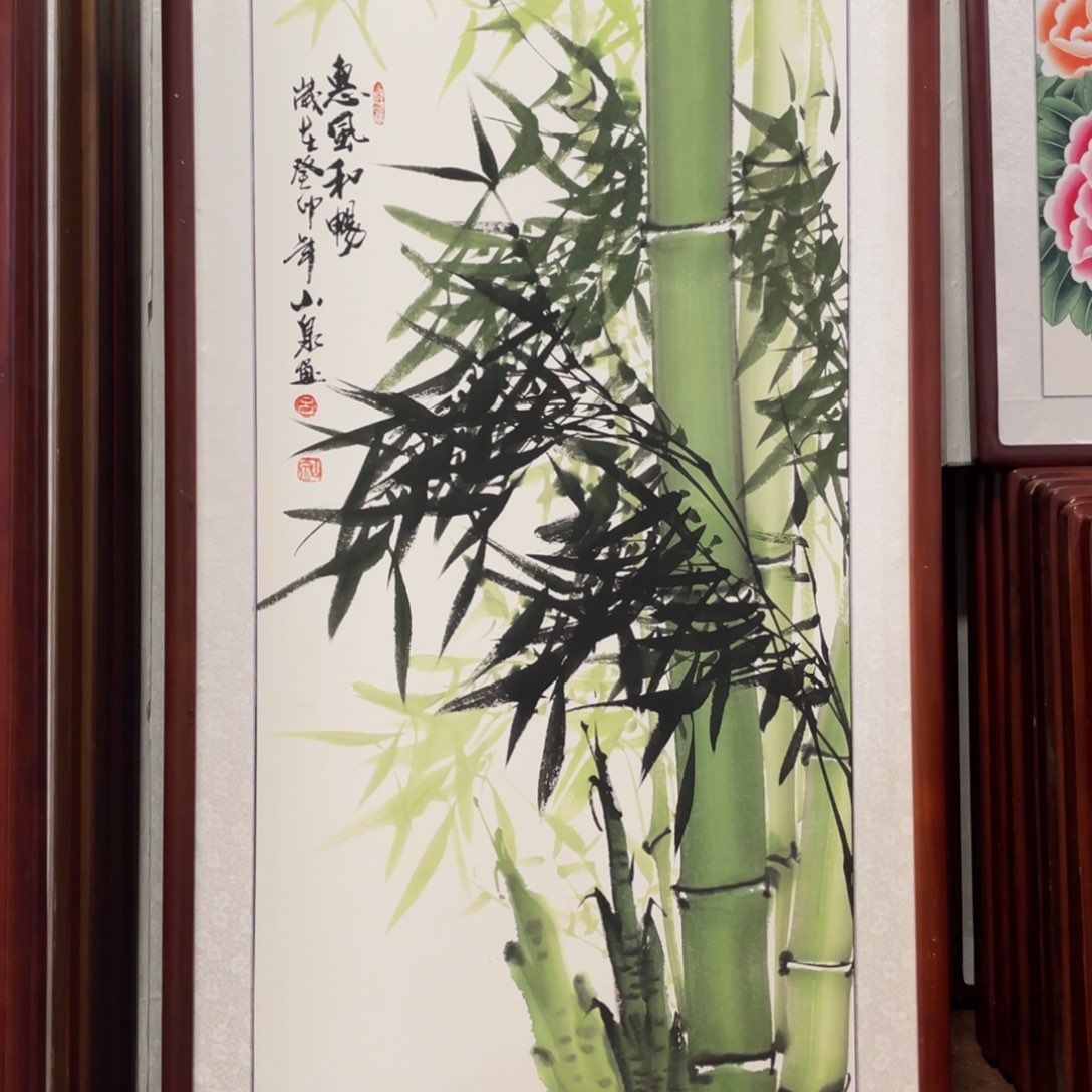 国画带框尺寸63*123厘米