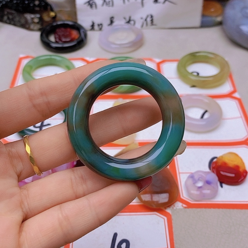 【闪购商品】未镶嵌玛瑙/玉髓珠宝半成品闲**士