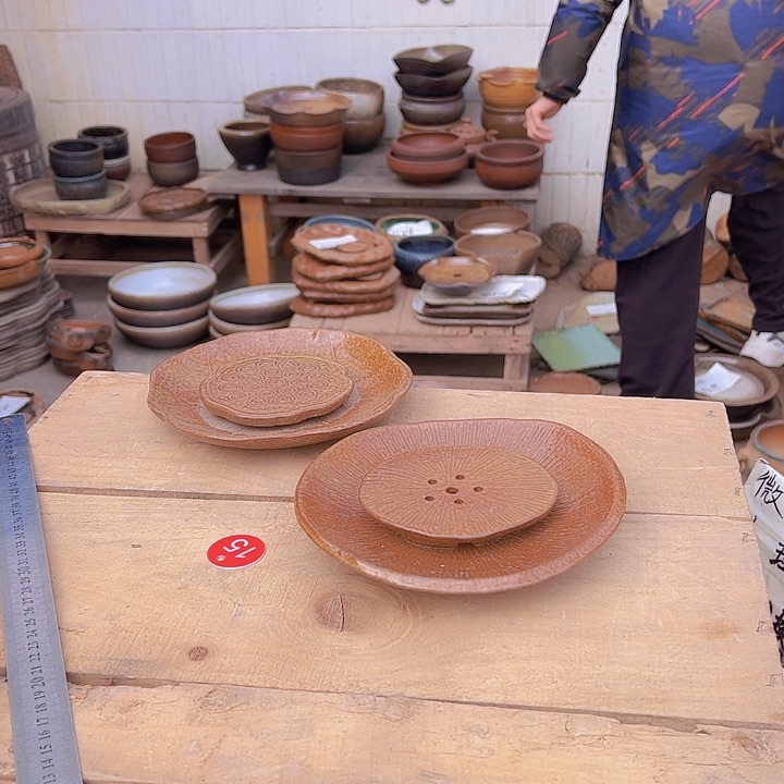 紫砂宜兴紫砂粗陶茶具15