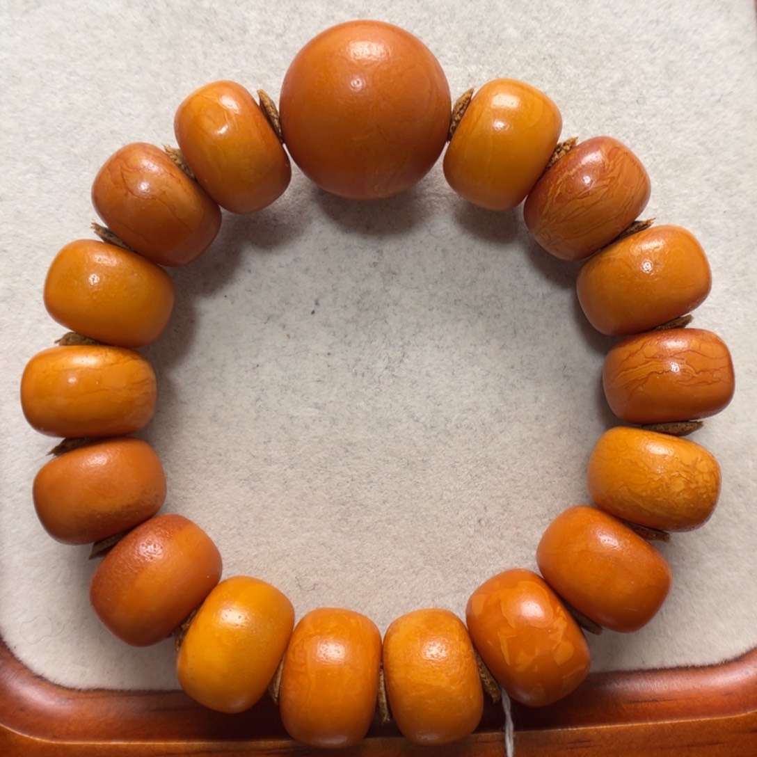 蜜蜡未镶嵌手串蜜蜡