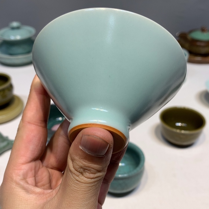 龙泉青瓷手工斗笠