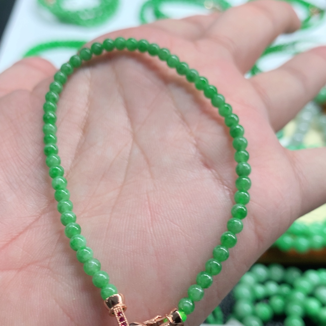 未镶嵌手链翡翠翡翠