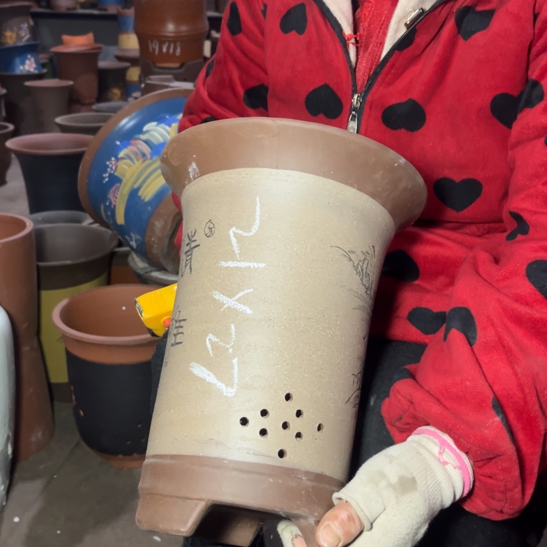 紫泥花盆紫砂花盆93