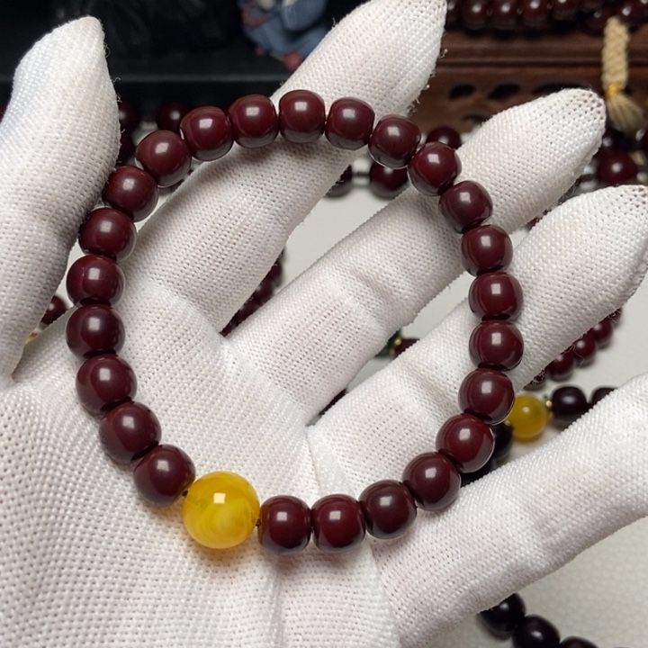 核桃手串/手链?*猴头玉华串