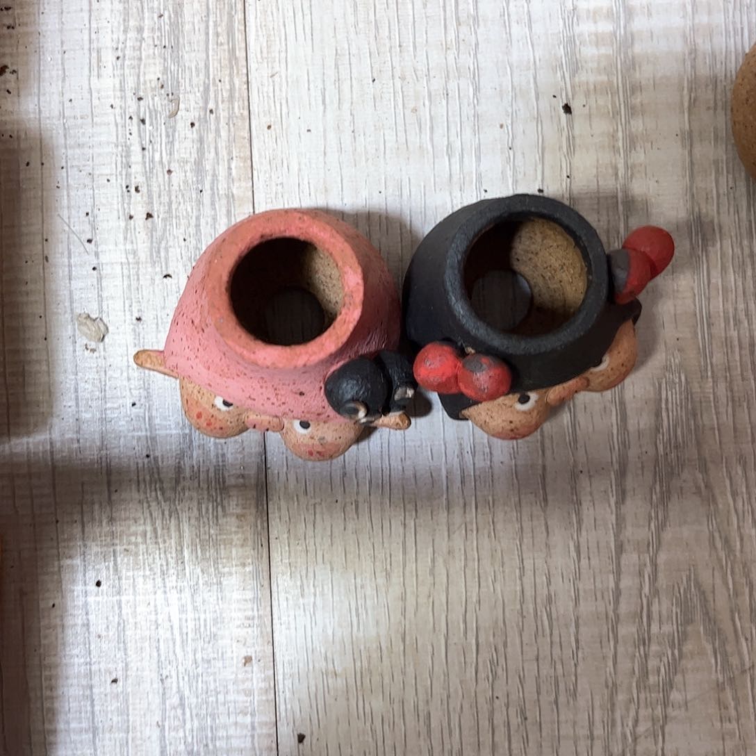 泥塑踽****?古镇炻陶花盆