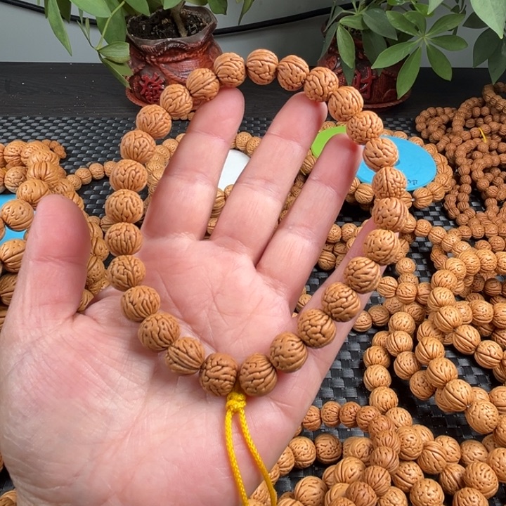 春***冬桃核手串肠纹桃核