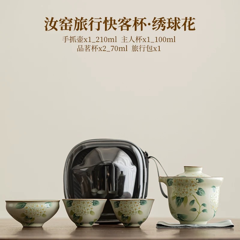 ZH203-黄青绣球花旅行套（81）