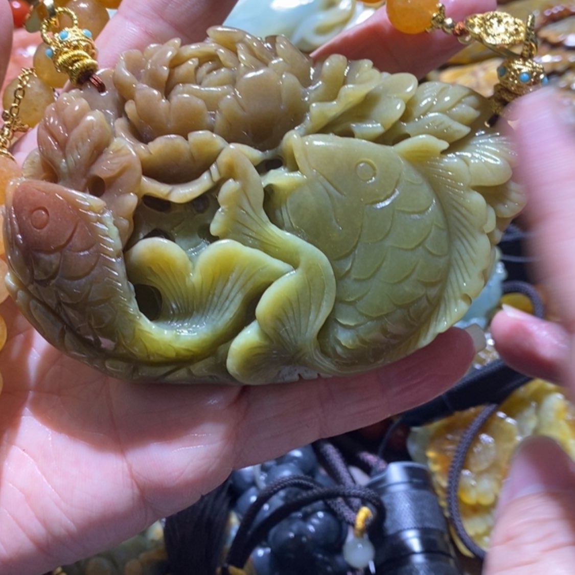【闪购商品】岫玉毛衣链未镶嵌