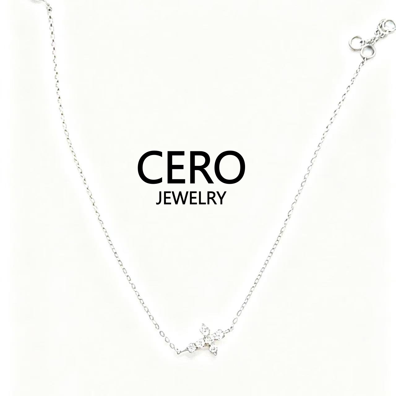 CERO【十字架手链】轻奢百搭经典钻石手链PL00138