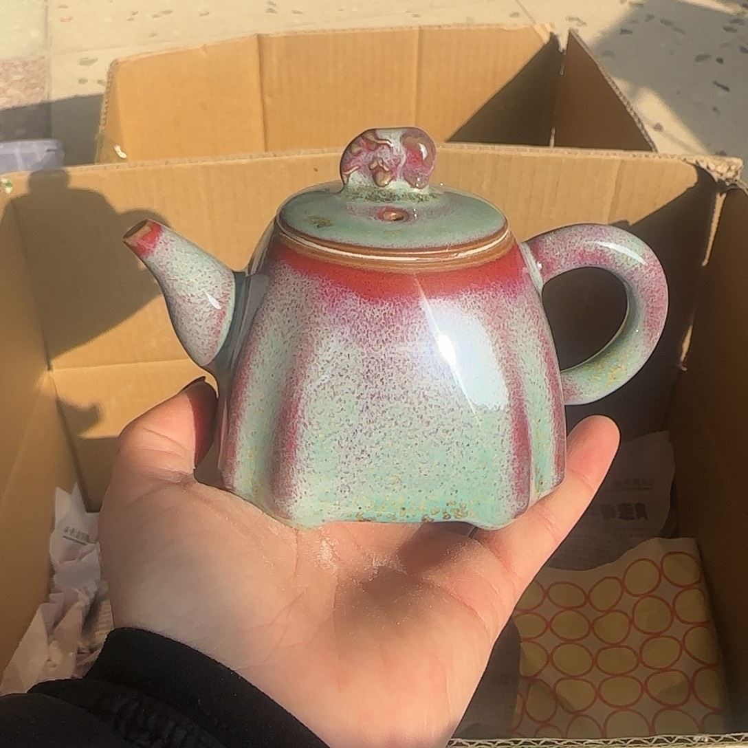 摆件陶郑家钧窑摆件