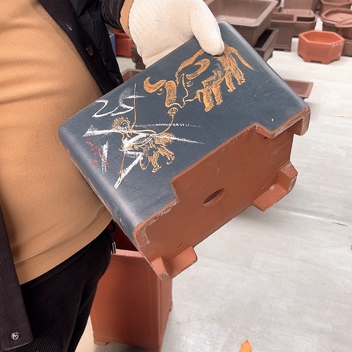 紫砂花盆紫砂等传统