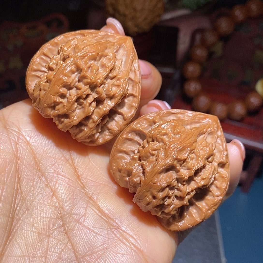 文玩核桃把件39.5火焰马蹄