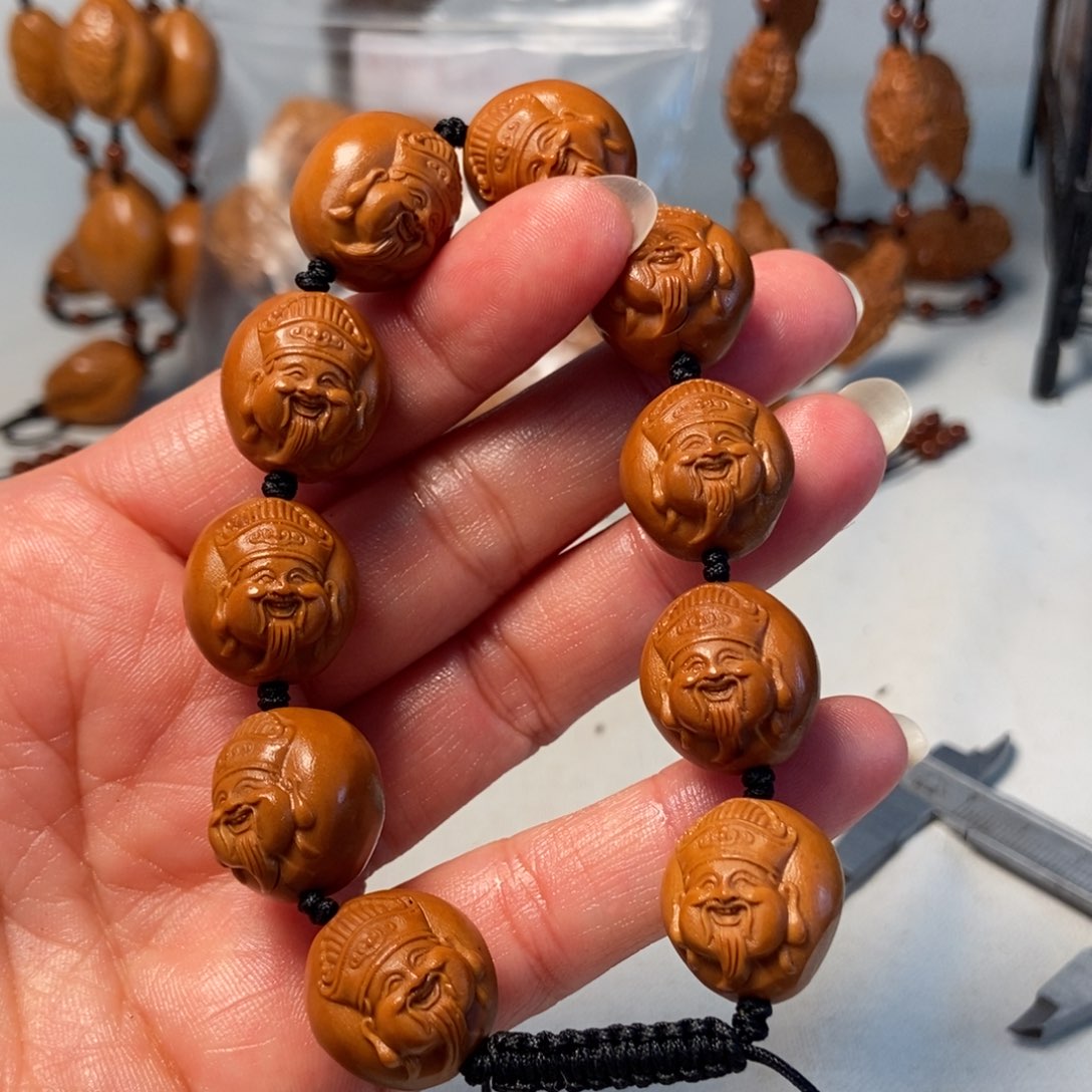 橄榄核手串/手链财神头17