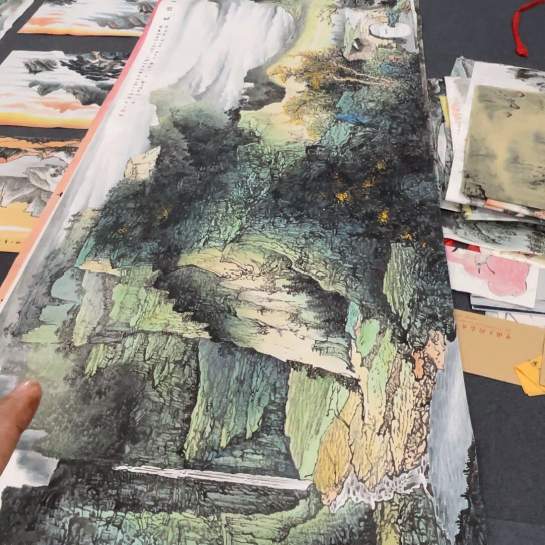 国画处理作品看好再拍哦