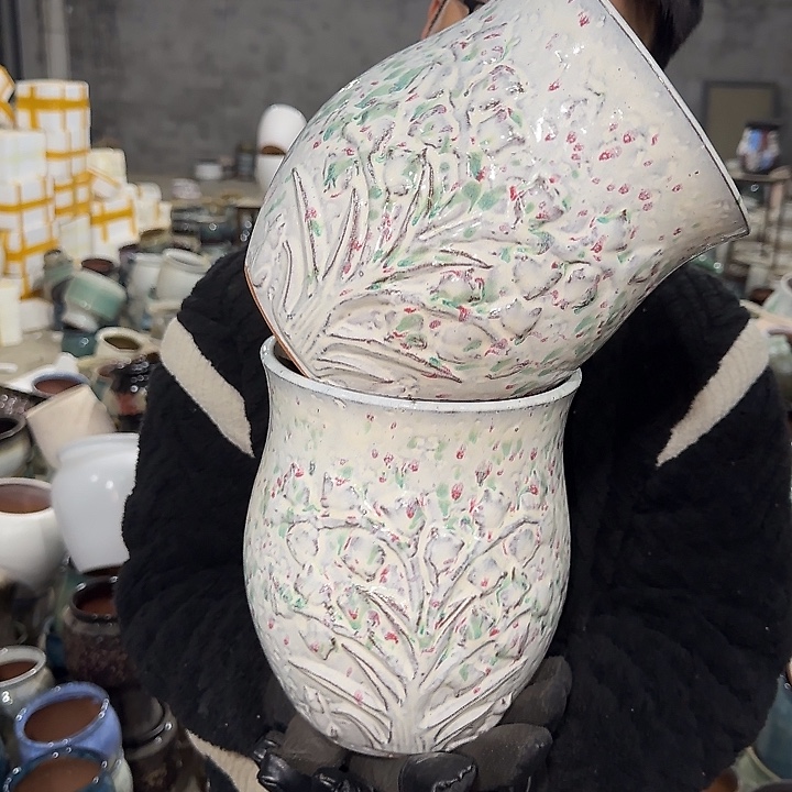 高度23口19啦啦花盆