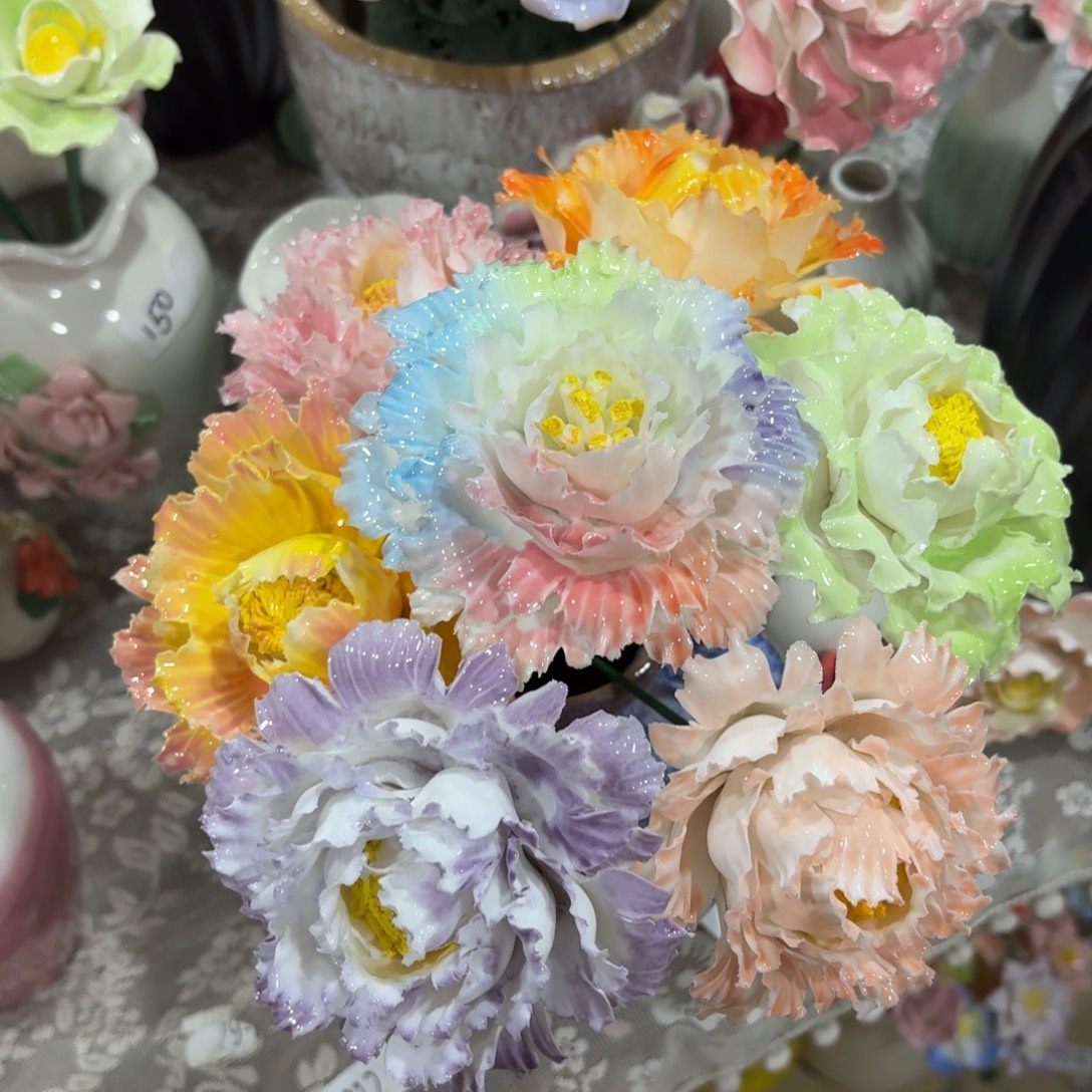 陶瓷花，20元发货， 退款拉黑，856