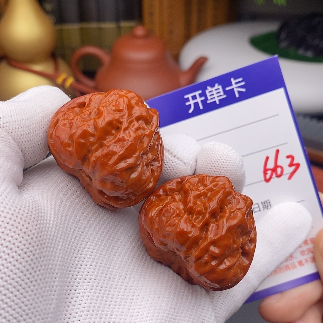 把件文玩核桃38蛤蟆头663