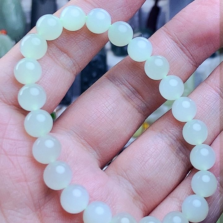 和田玉手串未镶嵌