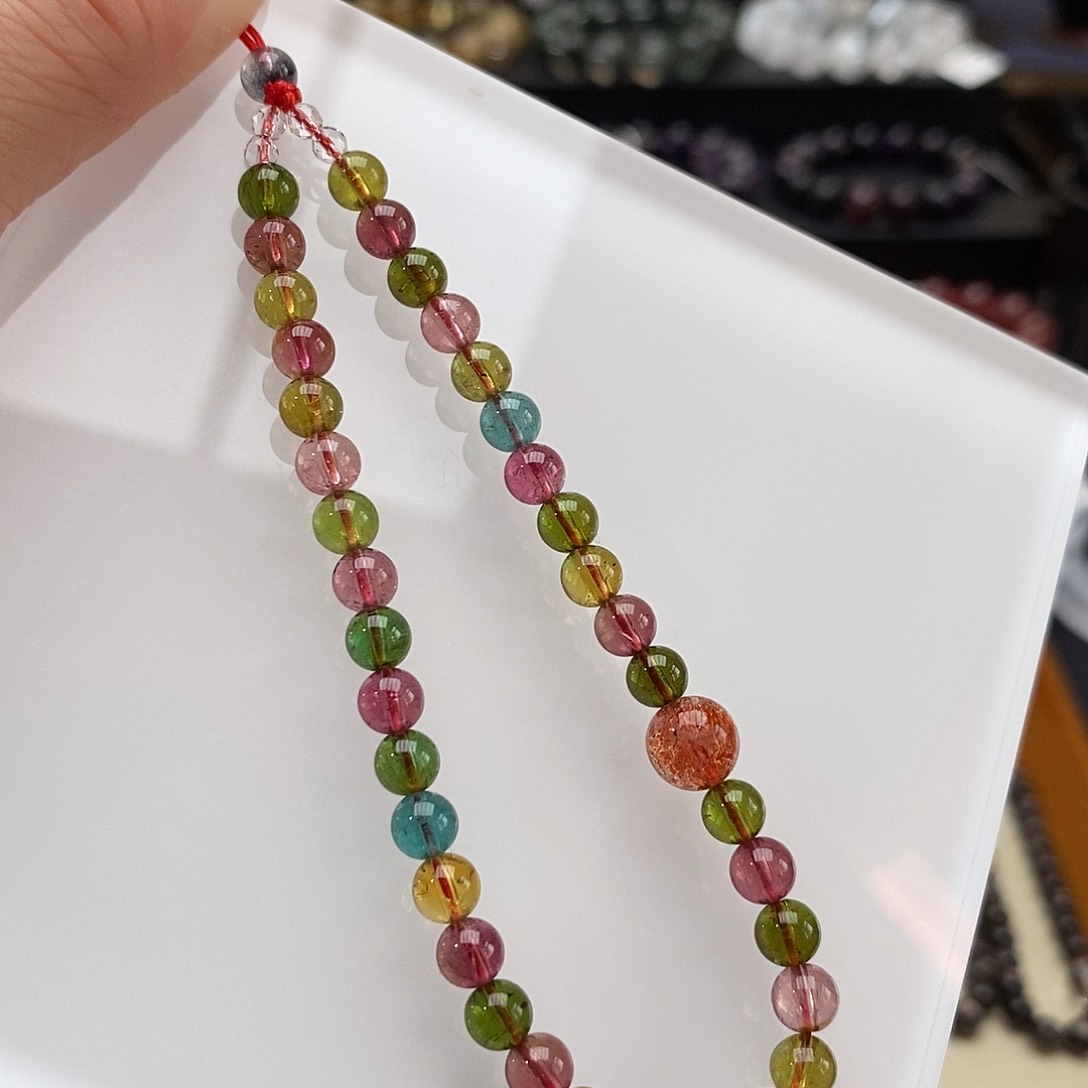 碧玺手链未镶嵌手链