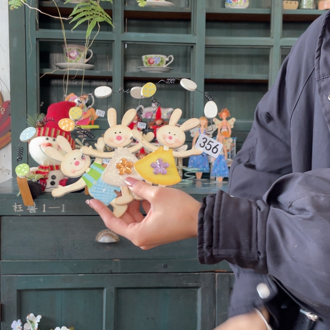 木质圣诞月福老货玩具默认微瑕