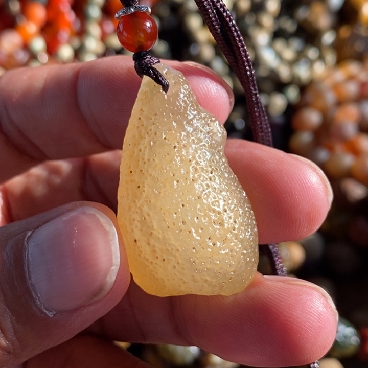 石材流沙坠子，戈壁石