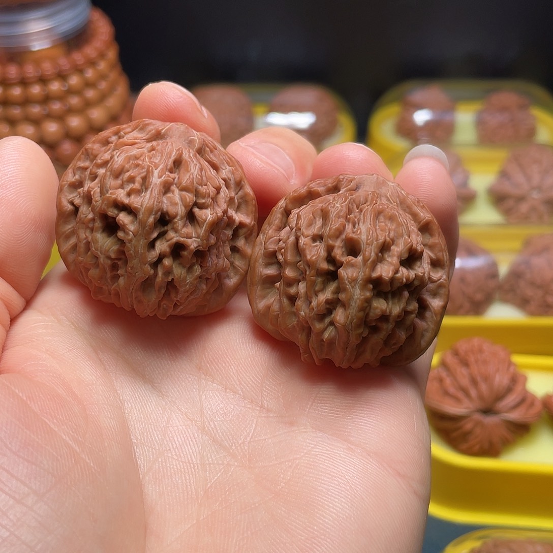 吊坠桃核39尺四座楼