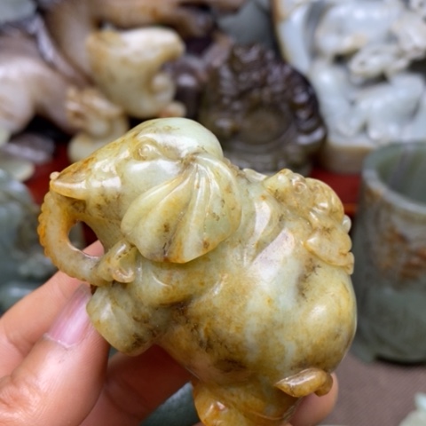 和田玉挂件把件摆件未镶嵌