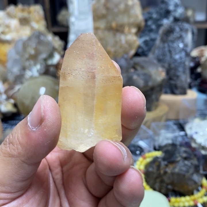 水晶水晶柱未镶嵌