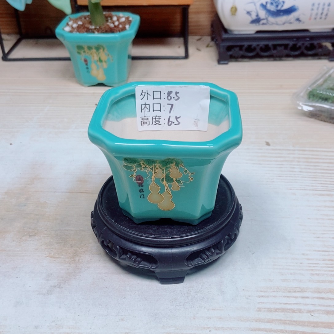 瓷片陶瓷花盆陶瓷艺术