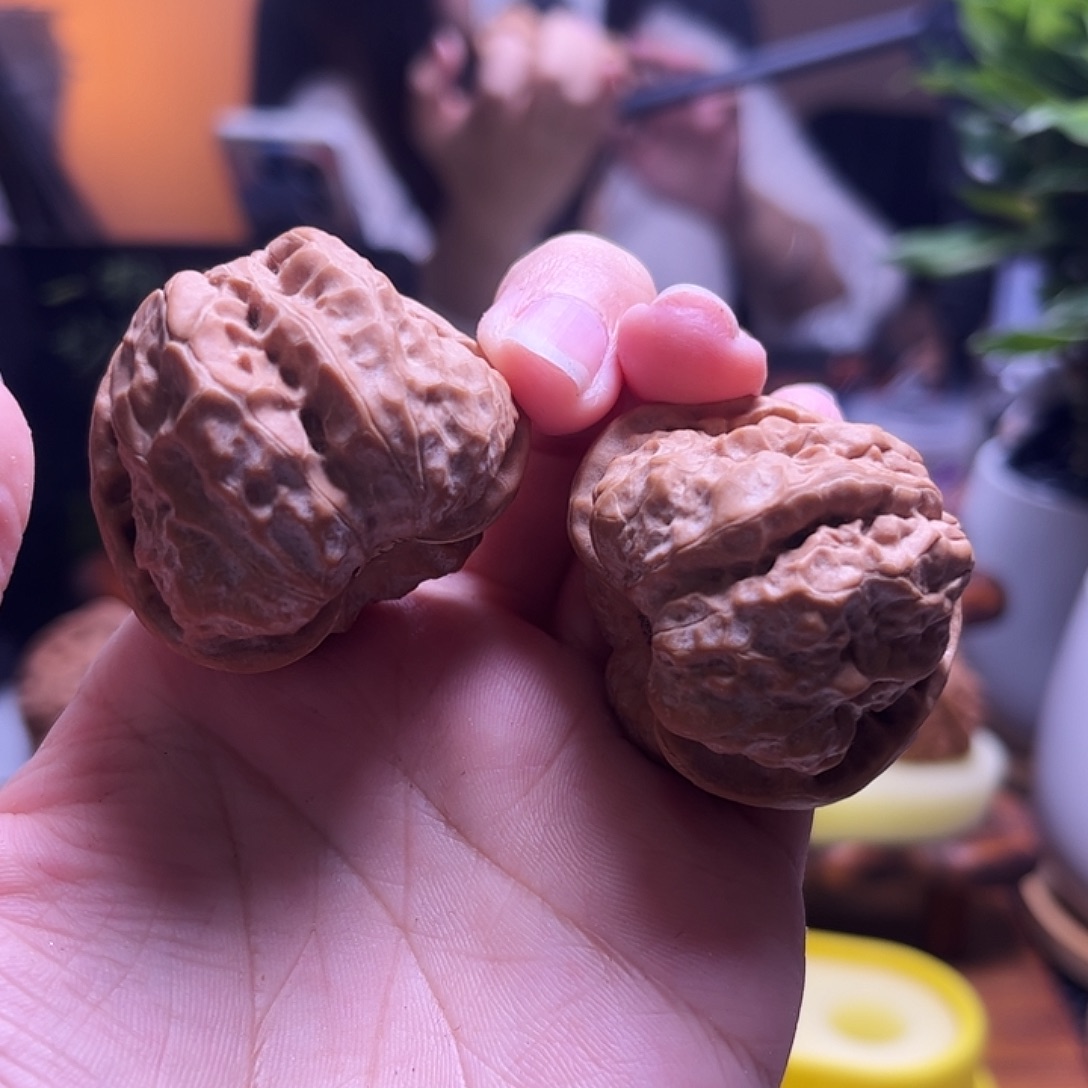 抚***室文玩核桃把件40+白茬蛤蟆11