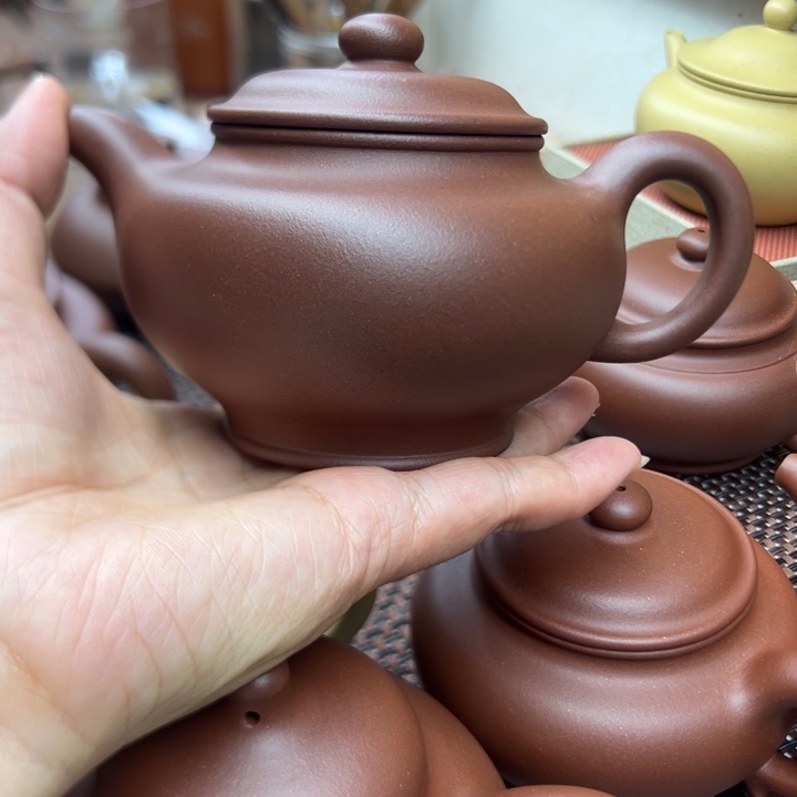 茶壶紫砂和*半手工制作
