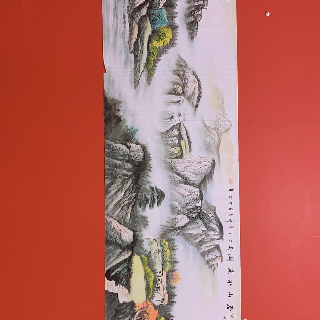 国画山水花鸟国画作品