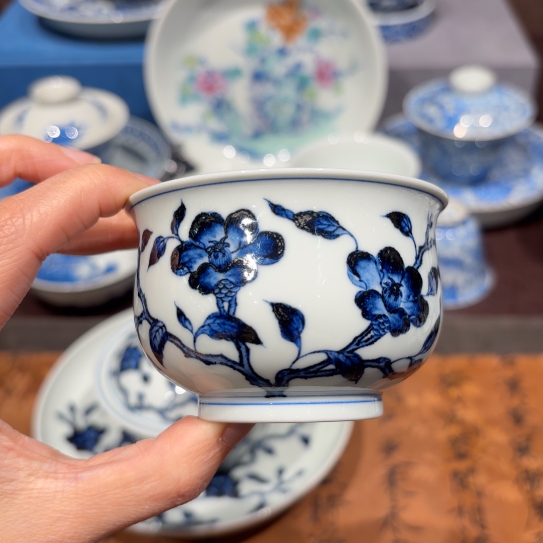 瓷片景德镇纯手工手绘