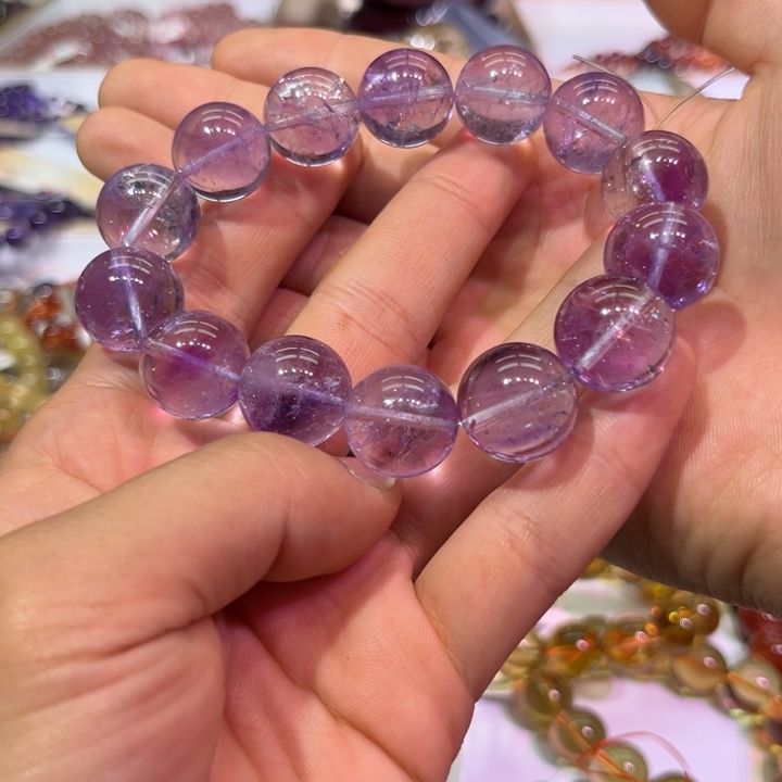 【闪购商品】水晶手链未镶嵌牛*紫水晶