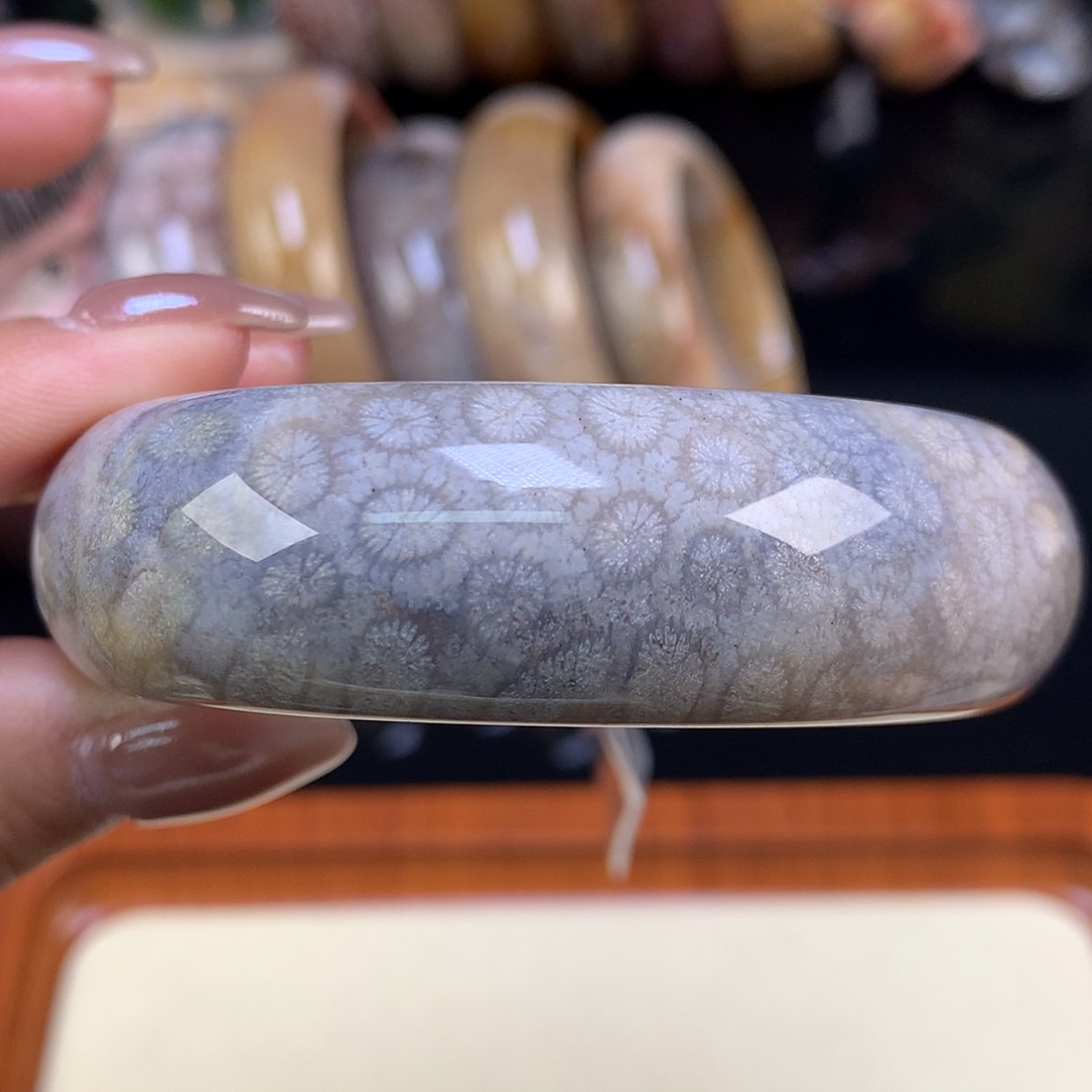 【闪购商品】颈饰未镶嵌硅化珊瑚（珊瑚玉）15号上新52.3
