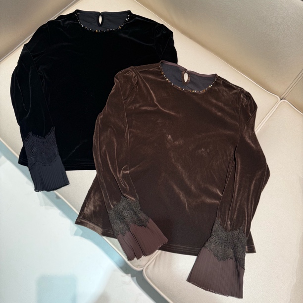 5873《晚晚推荐》新中式百搭新款红人同款打底长袖上衣