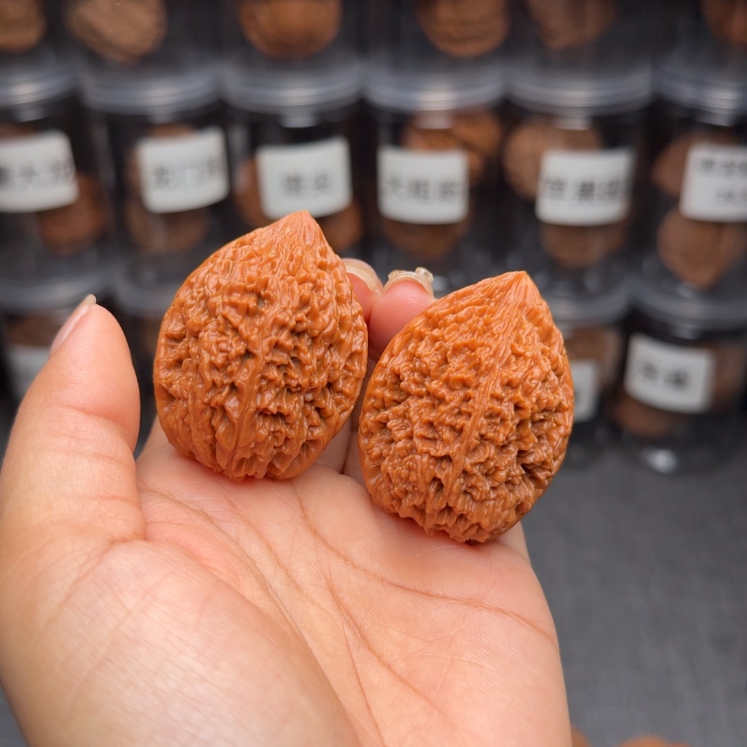 文玩核桃把件极高大蒜头