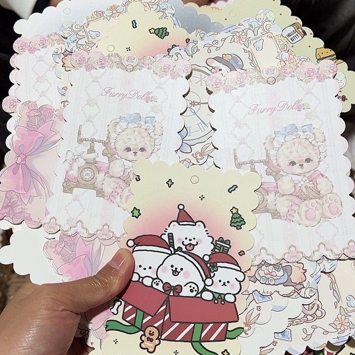 花边8×12混款100张