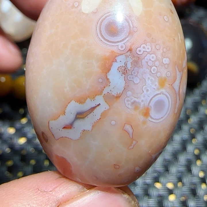 城***人玛瑙/玉髓未镶嵌吊坠