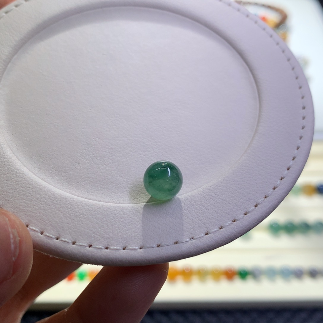 未镶嵌手链翡翠单珠卡8➕