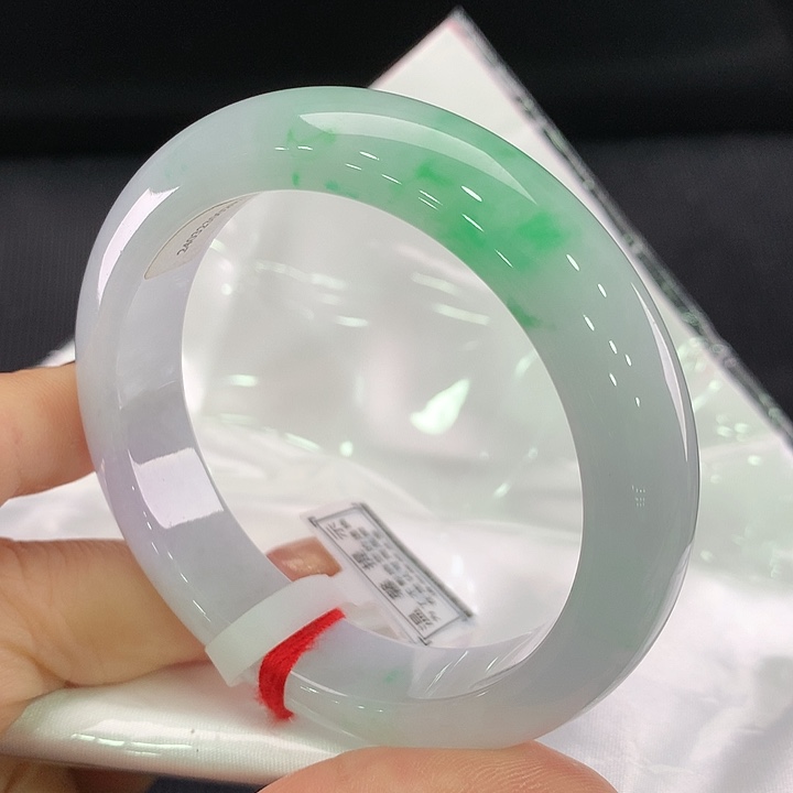 翡翠手镯未镶嵌正圈55