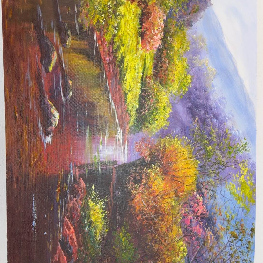 油画我在你心里就是一坨