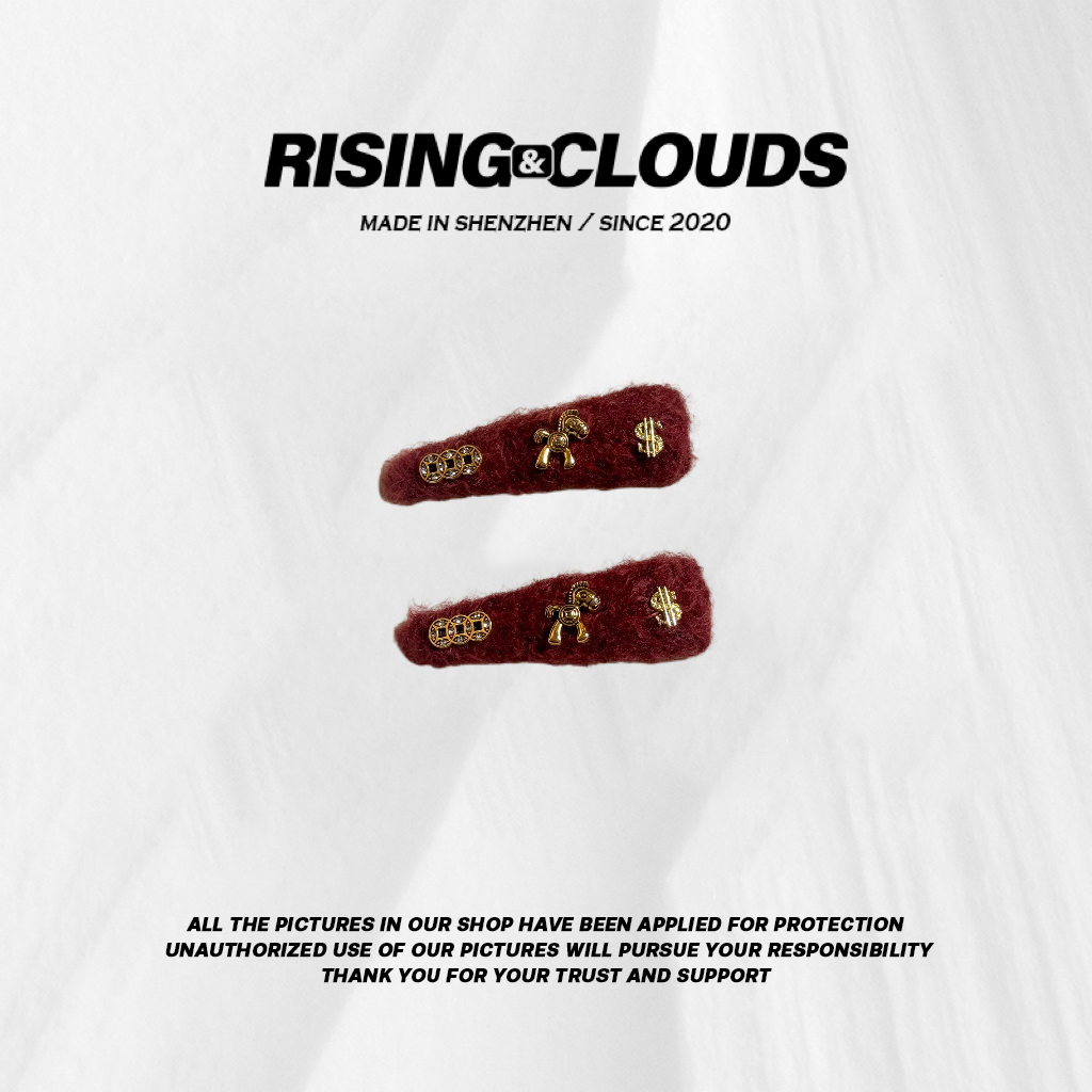 【佩吉】气质时尚百搭发财发夹120483