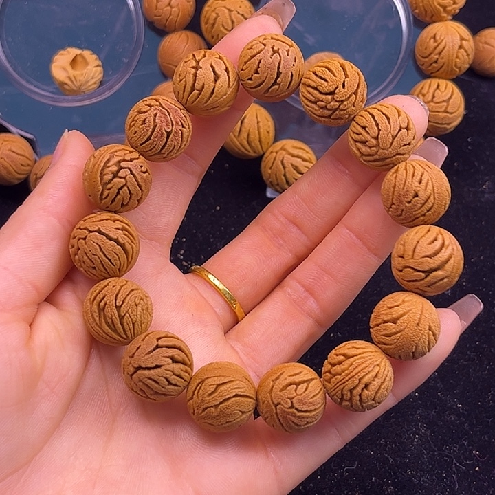 桃核吊坠博雅桃核16