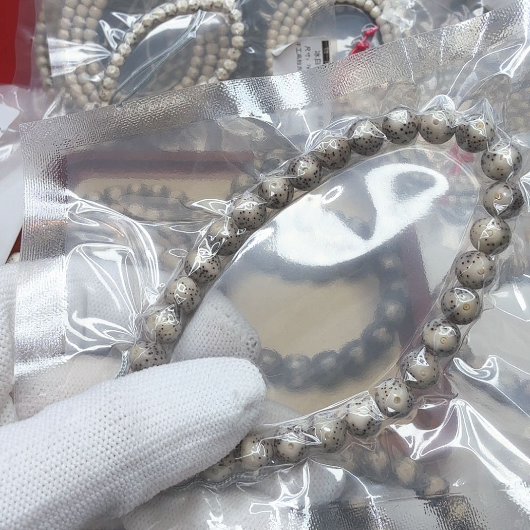 星月菩提吊坠20糯冰月留白8左右手持