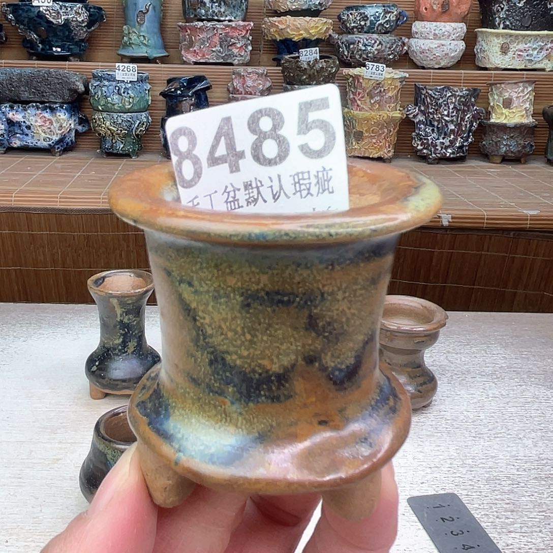 景德镇陶瓷艺术罐，全手工制作拇指盆