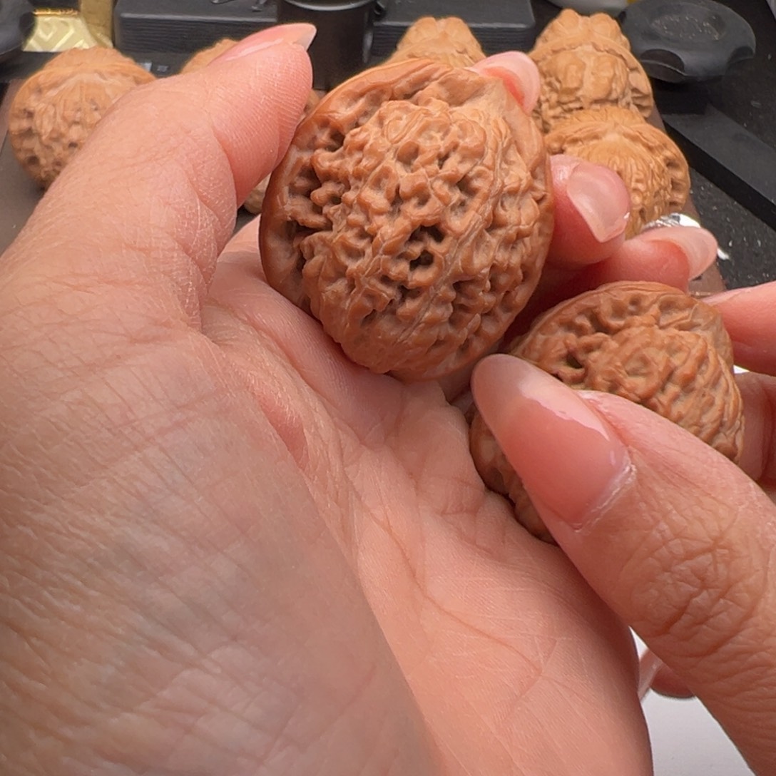 文玩核桃把件莲花37