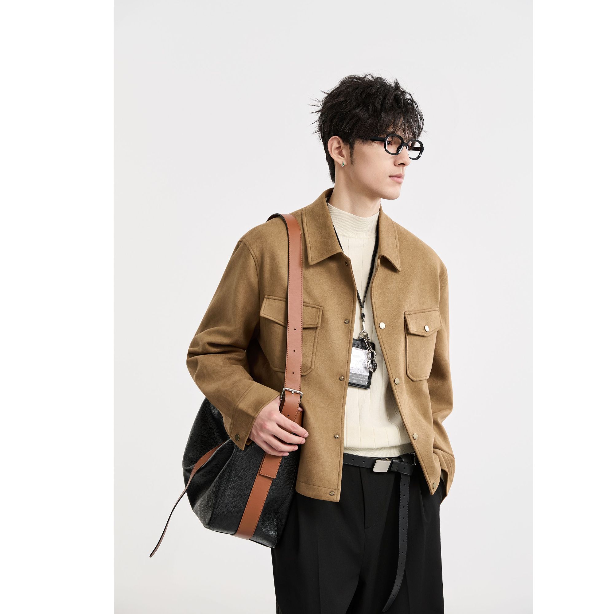 [复古美式夹克]伯爵卓尔2025秋季户外休闲百搭茄克衫男士B531401